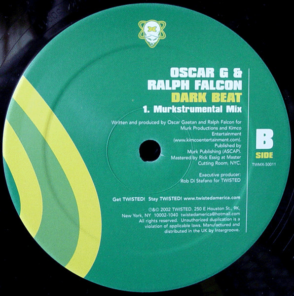Oscar G & Ralph Falcon - Dark Beat | Twisted America Records (TWMX-50011) - 4