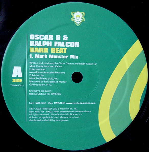 Oscar G & Ralph Falcon - Dark Beat | Twisted America Records (TWMX-50011) - 3