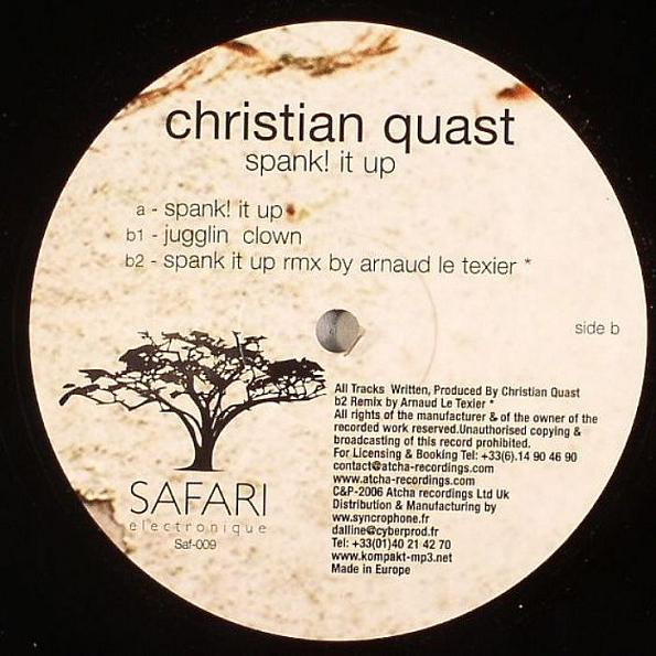 Christian Quast - Spank! It Up | Safari Electronique (Saf-009)