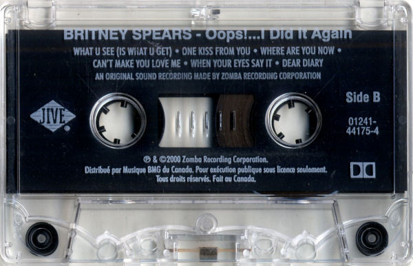Britney Spears - Oops!...I Did It Again | Jive (01241-44175-4) - 4 Britney Spears - Oops!...I Did It Again | Jive (01241-44175-4) - 4