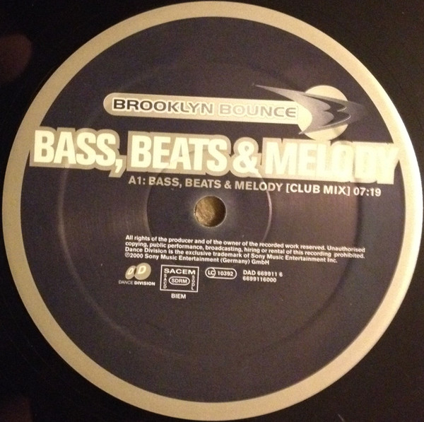 Brooklyn Bounce - Bass, Beats & Melody | Dance Division (DAD 669911 6) - 2 Brooklyn Bounce - Bass, Beats & Melody | Dance Division (DAD 669911 6) - 2