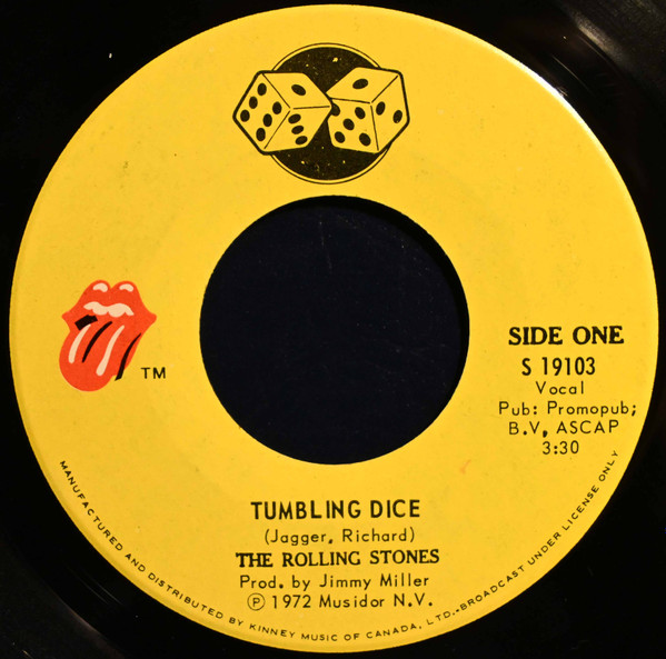 The Rolling Stones - Tumbling Dice | Rolling Stones Records (S 19103) - main