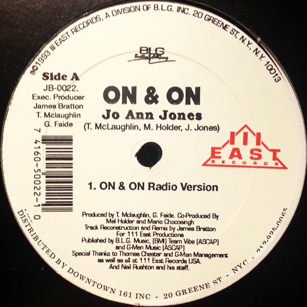 Jo Ann Jones - On & On | 111 East Records (JB-0022) - main Jo Ann Jones - On & On | 111 East Records (JB-0022) - main
