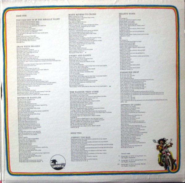 Various - The Harder They Come (Original Soundtrack Recording) | Mango (SMAS-7400) - 4