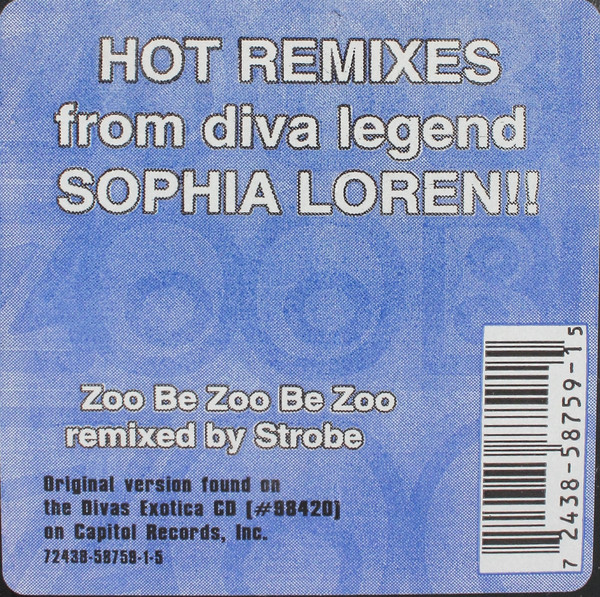 Sophia Loren - Zoo Be Zoo Be Zoo | Capitol Records (7243-8-57859-1-5) - 3
