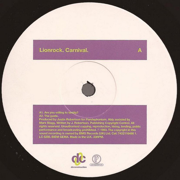 Lionrock - Carnival | Deconstruction (74321 16486 1) - 3