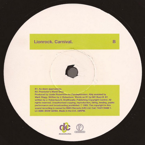 Lionrock - Carnival | Deconstruction (74321 16486 1) - 4