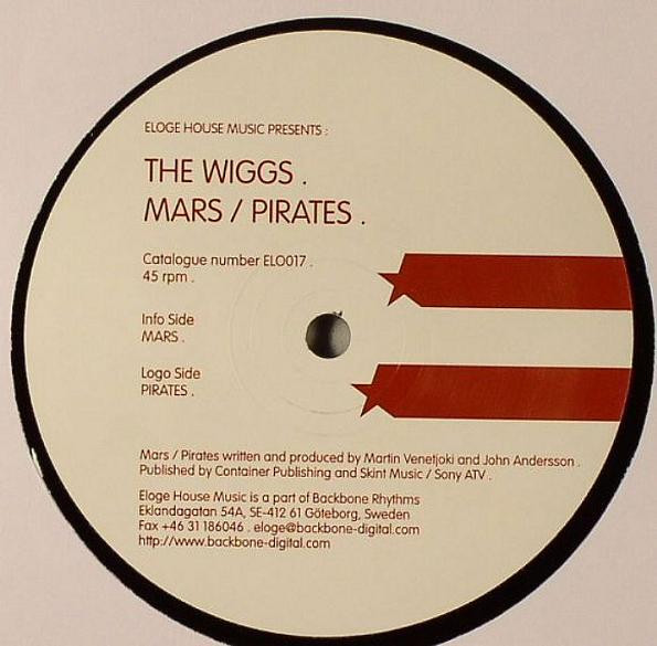 The Wiggs - Mars / Pirates | Eloge House Music (ELO017) - main