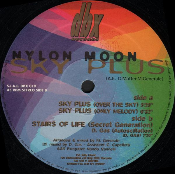 Nylon Moon - Sky Plus | DBX Records (DBX 019) - 4 Nylon Moon - Sky Plus | DBX Records (DBX 019) - 4
