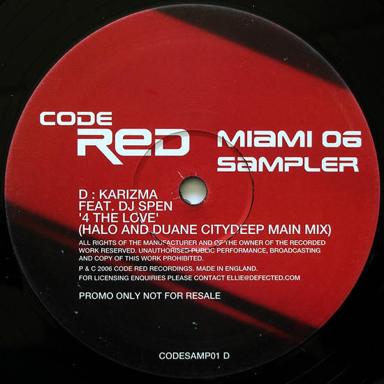Various - Code Red Miami 06 Sampler | Code Red Recordings (CODESAMP01) - 5 Various - Code Red Miami 06 Sampler | Code Red Recordings (CODESAMP01) - 5