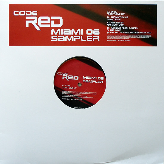 Various - Code Red Miami 06 Sampler | Code Red Recordings (CODESAMP01) - main Various - Code Red Miami 06 Sampler | Code Red Recordings (CODESAMP01) - main