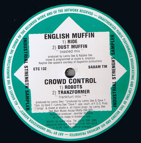 English Muffin / Crowd Control - Industrial Strength Sampler | ETC (ETC 132) - 2