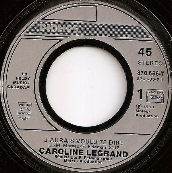 J'aurais Voulu Te Dire