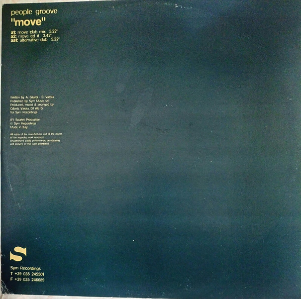 People Groove - Move | Sym Music (SYM 007)