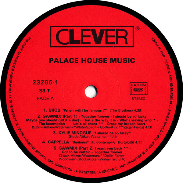 Various - Palace House Music Vol. 1 | Clever House Of Music (23206-1) - 4 Various - Palace House Music Vol. 1 | Clever House Of Music (23206-1) - 4