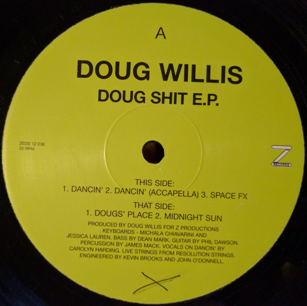 Doug Willis - Doug Shit E.P. | Z Records (ZEDD 120 38) - 2