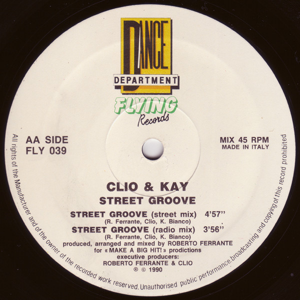 Clio & Kay - Street Groove | Flying Records (FLY 039) - 4