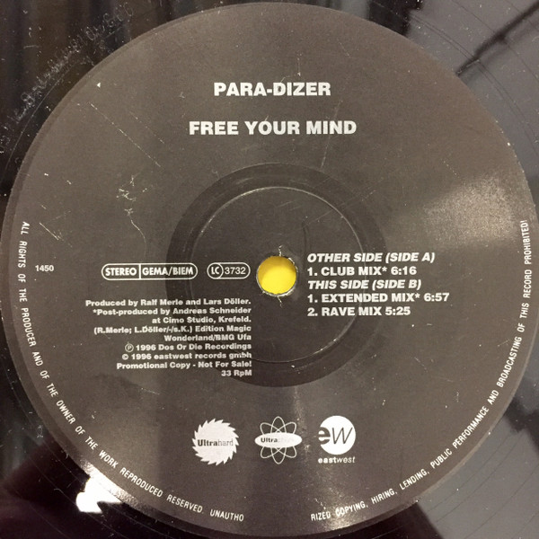 Para-Dizer - Free Your Mind | Ultraphonic (1450) - main