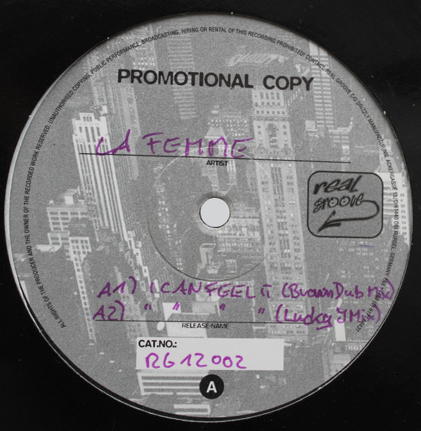 La Femme - I Can Feel It | Real Groove (RG12002)