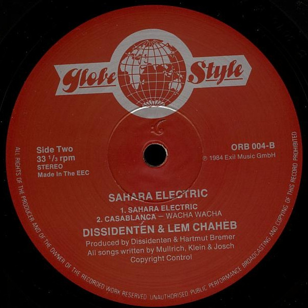 Dissidenten & Lemchaheb - Sahara Elektrik | Globe Style (ORB 004) - 4