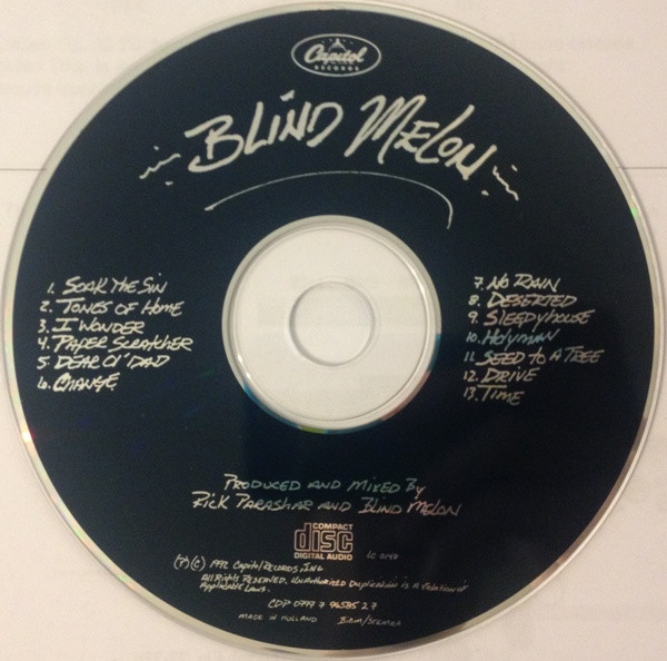 Blind Melon - Blind Melon | Capitol Records (0777 7 96585 2 7) - 2