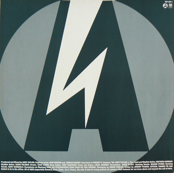 Andy Taylor - Dangerous | A&M Records (395 338-1) - 6 Andy Taylor - Dangerous | A&M Records (395 338-1) - 6