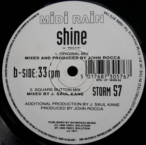 Midi Rain - Shine | Vinyl Solution (STORM 57) - 2 Midi Rain - Shine | Vinyl Solution (STORM 57) - 2