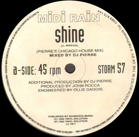 Midi Rain - Shine | Vinyl Solution (STORM 57)