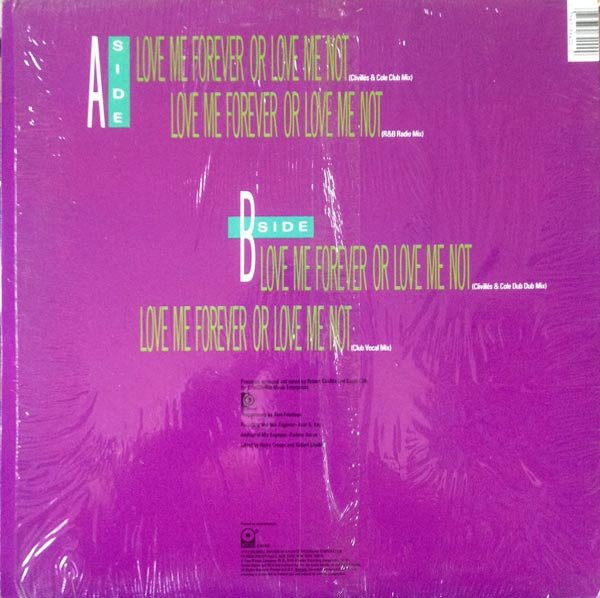 Trilogy - Love Me Forever Or Love Me Not | ATCO Records (0-96400) - 2