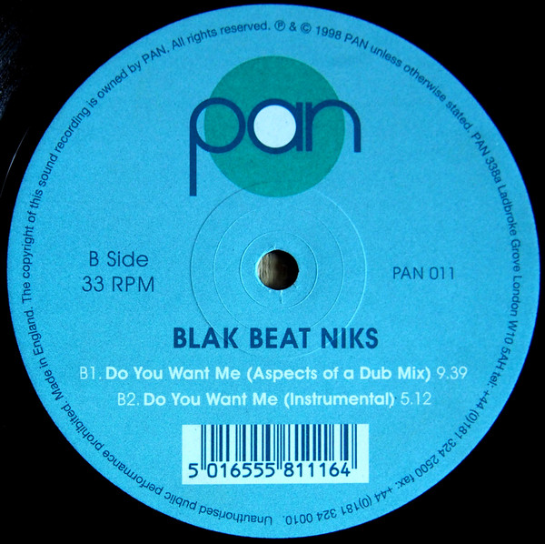 Blak Beat Niks - Do You Want Me | PAN (PAN 011) - 2