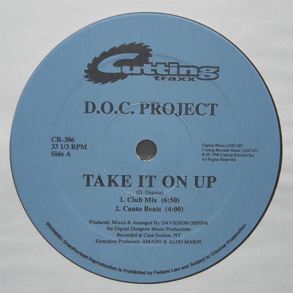 D.O.C. Project - Take It On Up | Cutting Records (CR-386) - 2 D.O.C. Project - Take It On Up | Cutting Records (CR-386) - 2