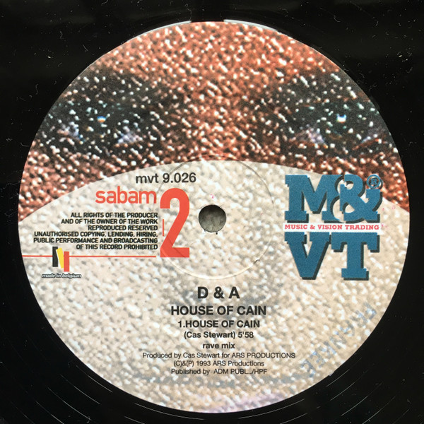 D & A - House Of Cain | M&VT (Music & Vision Trading) (MVT 9.026) - 4 D & A - House Of Cain | M&VT (Music & Vision Trading) (MVT 9.026) - 4