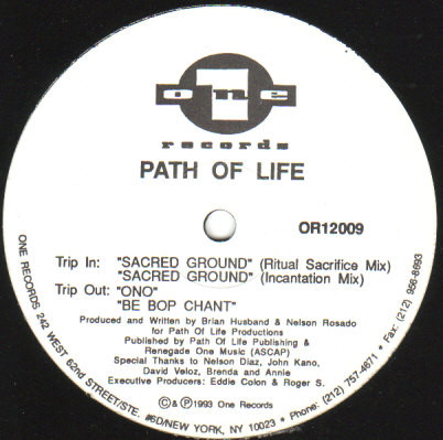 Path Of Life - Sacred Ground | One Records (OR12009) - main