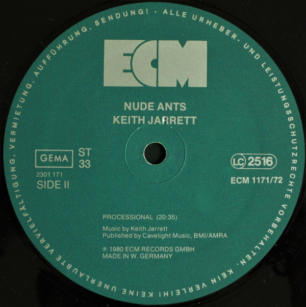 Keith Jarrett - Nude Ants (Live At The Village Vanguard) | ECM Records (ECM 1171/72) - 6 Keith Jarrett - Nude Ants (Live At The Village Vanguard) | ECM Records (ECM 1171/72) - 6
