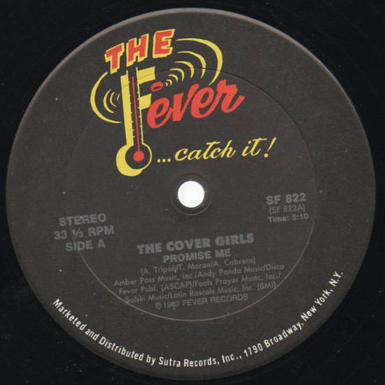 The Cover Girls - Promise Me | Fever Records (SF 822) - 3 The Cover Girls - Promise Me | Fever Records (SF 822) - 3