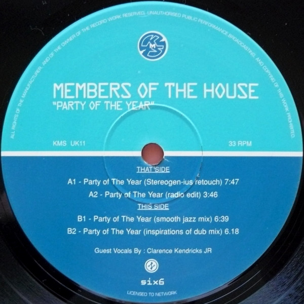 Members Of The House - Party Of The Year | KMS (KMS UK11) - 2 Members Of The House - Party Of The Year | KMS (KMS UK11) - 2