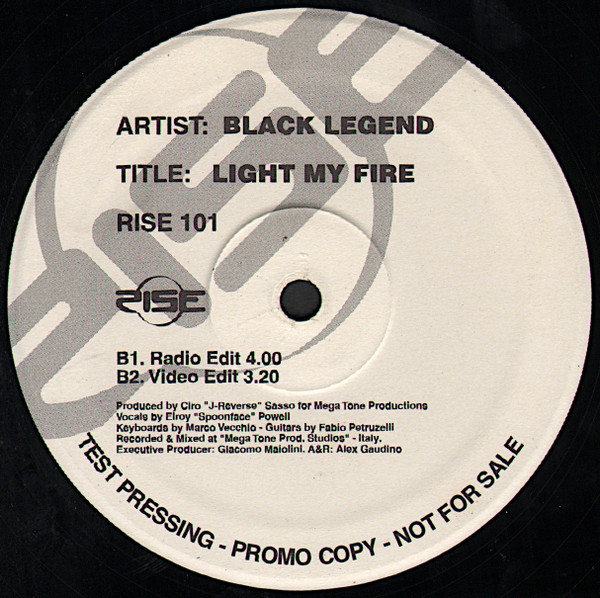 Black Legend - Light My Fire | Rise (RISE 101) - 2 Black Legend - Light My Fire | Rise (RISE 101) - 2