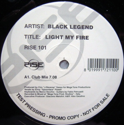Black Legend - Light My Fire | Rise (RISE 101) - main Black Legend - Light My Fire | Rise (RISE 101) - main