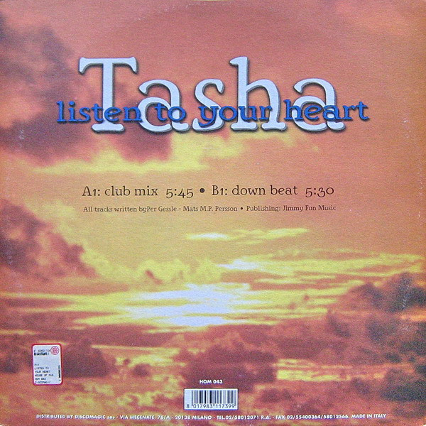 Tasha - Listen To Your Heart | House Of Music (HOM 043) - 2 Tasha - Listen To Your Heart | House Of Music (HOM 043) - 2
