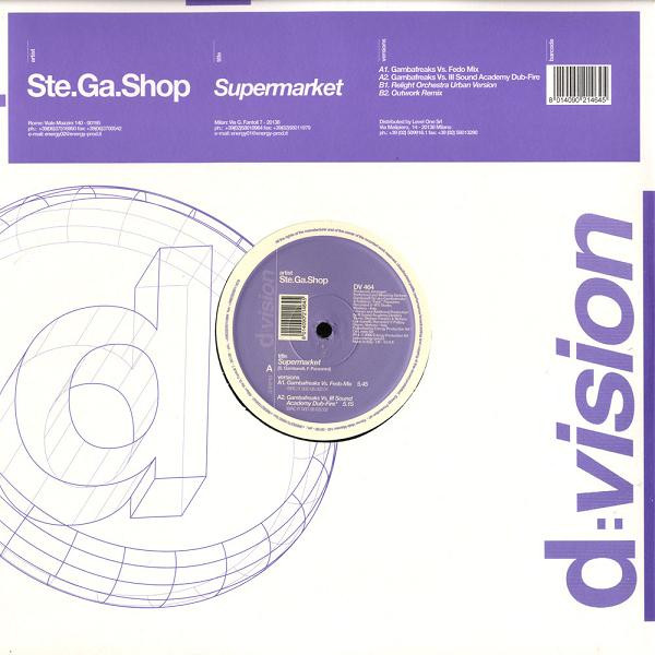 Ste.Ga.Shop - Supermarket | D:vision Records (DV 464) - main Ste.Ga.Shop - Supermarket | D:vision Records (DV 464) - main