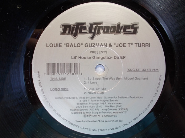 Louie "Balo" Guzman & Joe Turri Presents Lil' House Gangstaz - Da EP | Nite Grooves (KNG-58) - 3