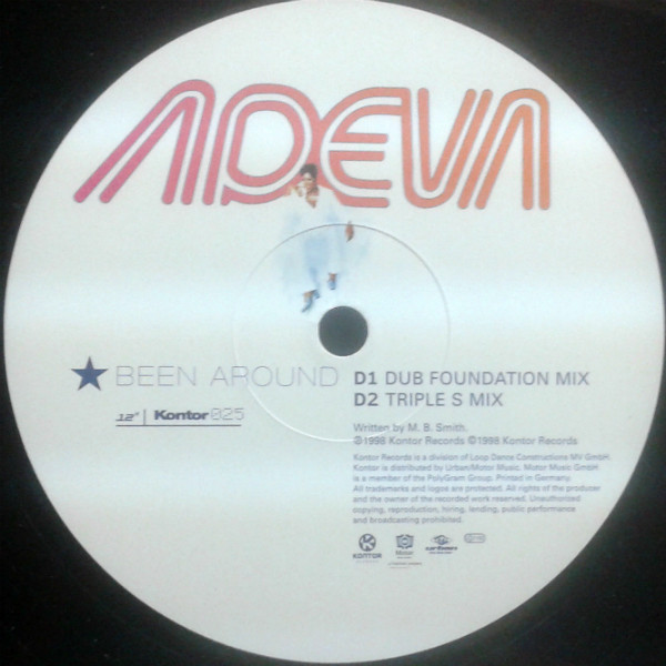 Adeva - Been Around | Kontor Records (Kontor025) - 8