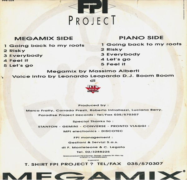 FPI Project - Megamix | Paradise Project Records (PPR 024) - 2 FPI Project - Megamix | Paradise Project Records (PPR 024) - 2