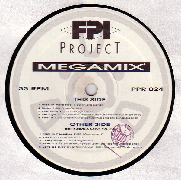 FPI Project - Megamix | Paradise Project Records (PPR 024) - 3 FPI Project - Megamix | Paradise Project Records (PPR 024) - 3