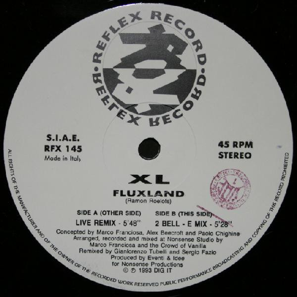 XL - Fluxland | Reflex Records (RFX 145) - 3 XL - Fluxland | Reflex Records (RFX 145) - 3