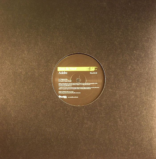 Tom De Neef - Adobe | Stealth Records (Stealth36) - 2