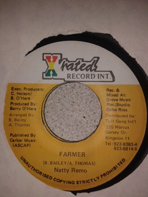 Natty Remo - Farmer | X-Rated Record Int. (none) - main