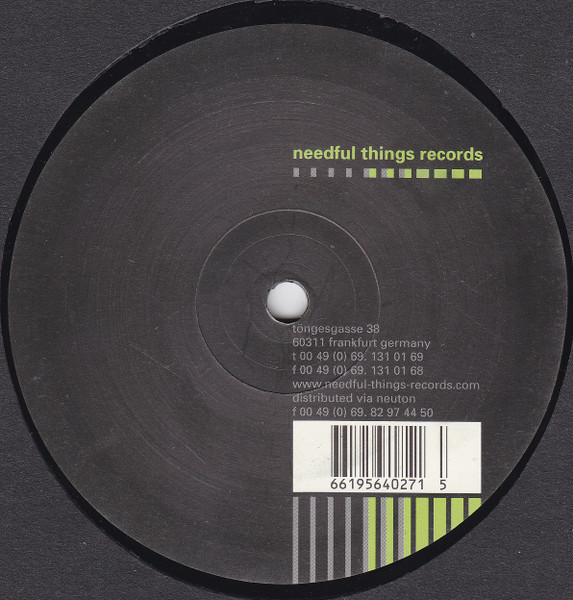 Chris Zander - Unrelenting E.P. | Needful Things Records (NTR 03) - main Chris Zander - Unrelenting E.P. | Needful Things Records (NTR 03) - main