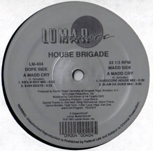 House Brigade - A Madd Cry | Lumar Music (LM-404)