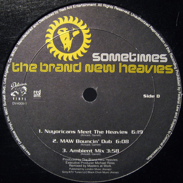 The Brand New Heavies - Sometimes | Delicious Vinyl (DV4009-1) - 5 The Brand New Heavies - Sometimes | Delicious Vinyl (DV4009-1) - 5
